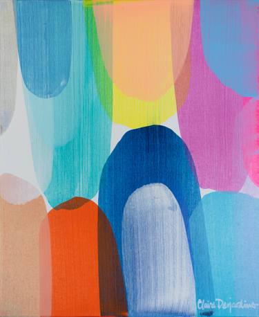 Original Abstract Expressionism Abstract Painting by Claire Desjardins
