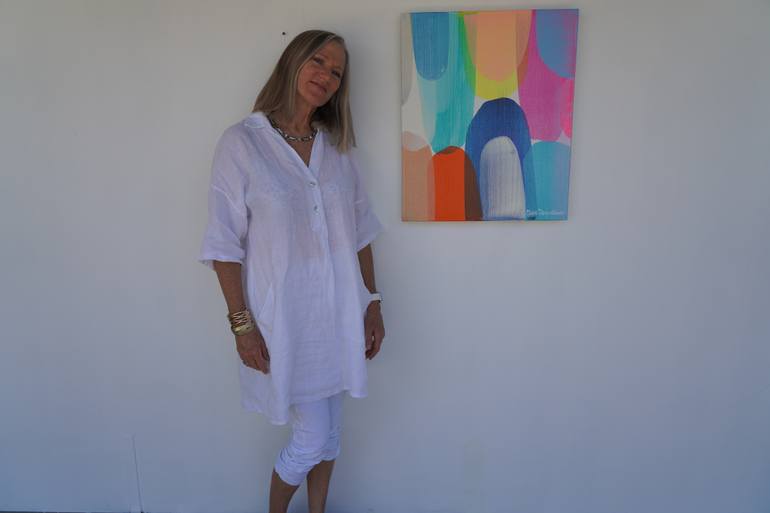 Original Abstract Expressionism Abstract Painting by Claire Desjardins