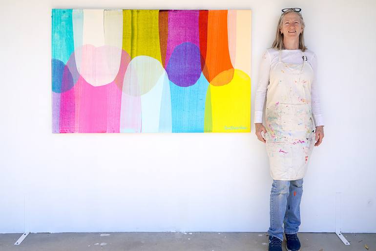 Original Abstract Expressionism Abstract Painting by Claire Desjardins