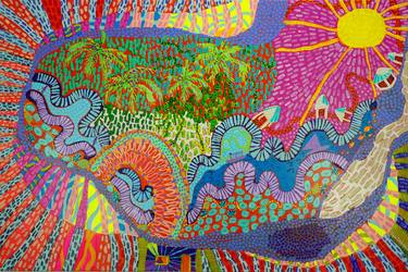Original Abstract Expressionism Abstract Paintings by Claire Desjardins