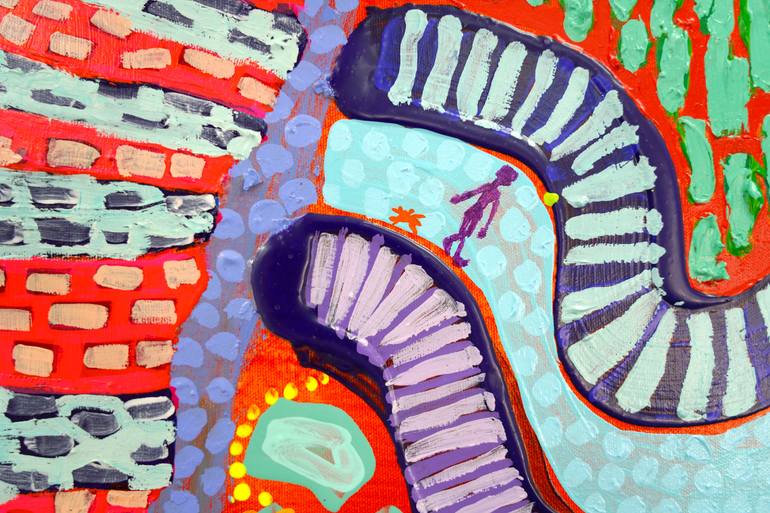 Original Abstract Expressionism Abstract Painting by Claire Desjardins