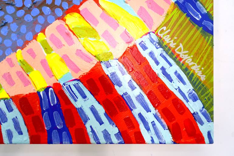 Original Abstract Expressionism Abstract Painting by Claire Desjardins