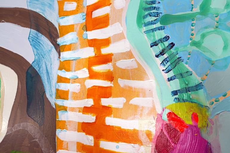 Original Abstract Expressionism Abstract Painting by Claire Desjardins