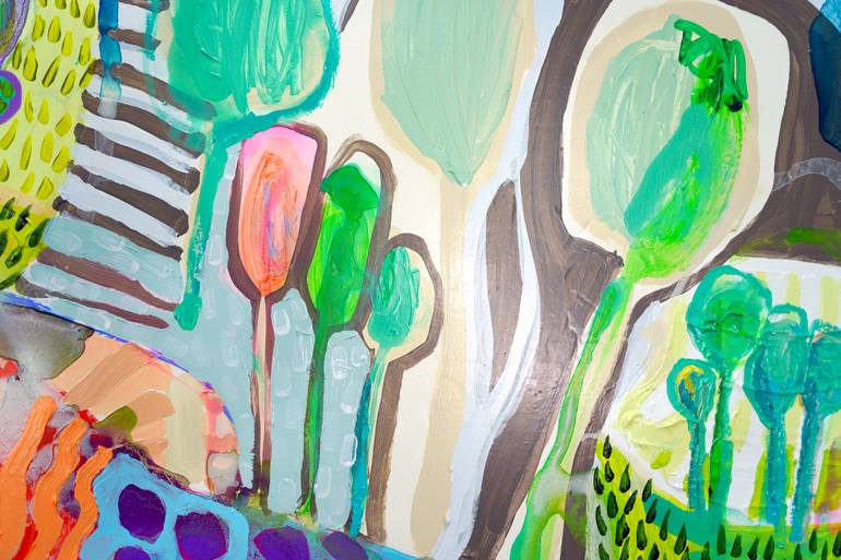 Original Abstract Expressionism Abstract Painting by Claire Desjardins