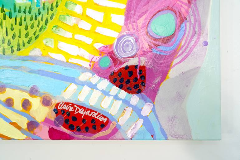 Original Abstract Expressionism Abstract Painting by Claire Desjardins