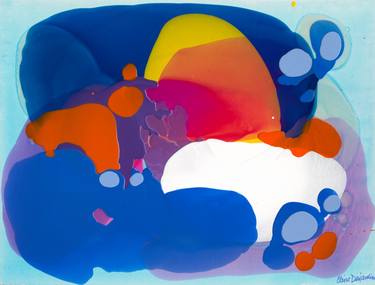 Original Abstract Expressionism Abstract Painting by Claire Desjardins
