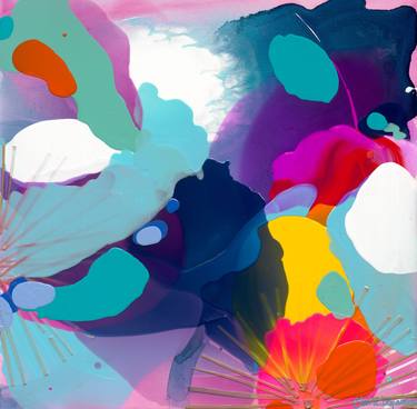 Original Abstract Expressionism Abstract Painting by Claire Desjardins