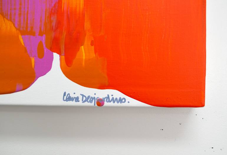 Original Abstract Expressionism Abstract Painting by Claire Desjardins