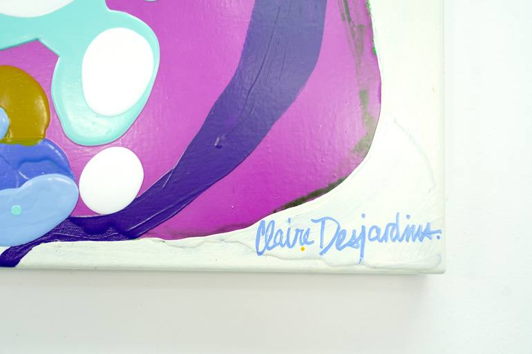 Original Abstract Expressionism Abstract Painting by Claire Desjardins