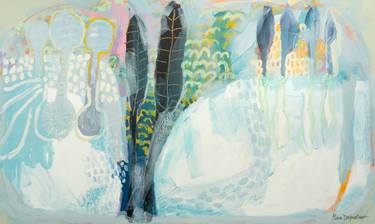 Original Abstract Expressionism Abstract Paintings by Claire Desjardins