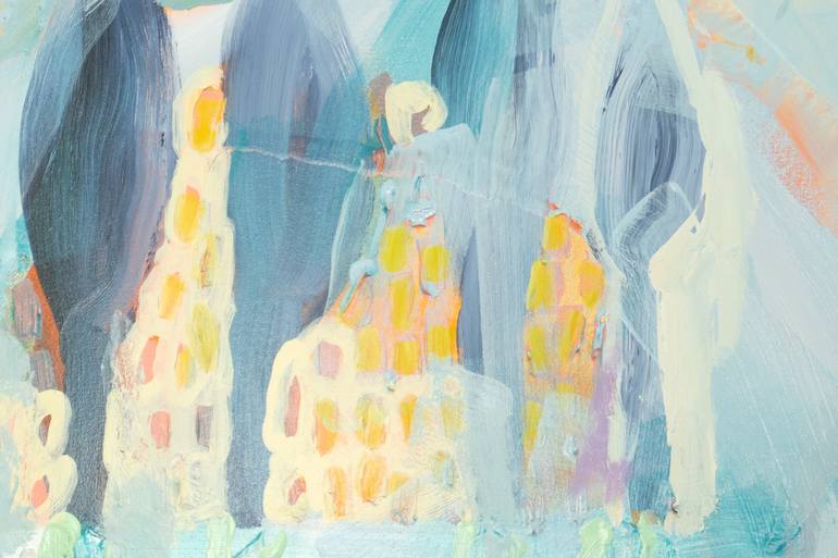 Original Abstract Expressionism Abstract Painting by Claire Desjardins