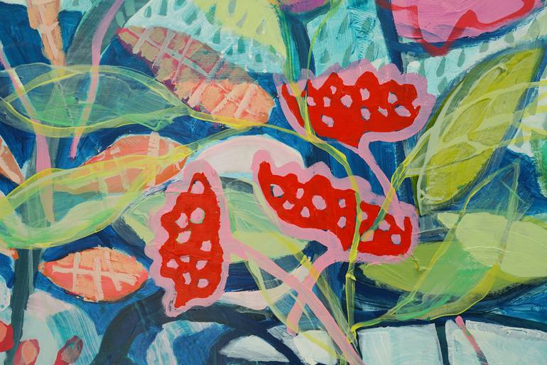 Original Abstract Expressionism Abstract Painting by Claire Desjardins