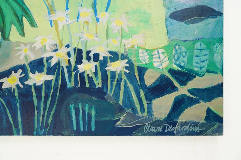 Original Abstract Expressionism Abstract Painting by Claire Desjardins