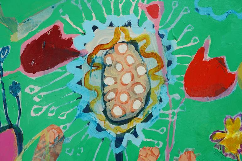 Original Abstract Expressionism Abstract Painting by Claire Desjardins