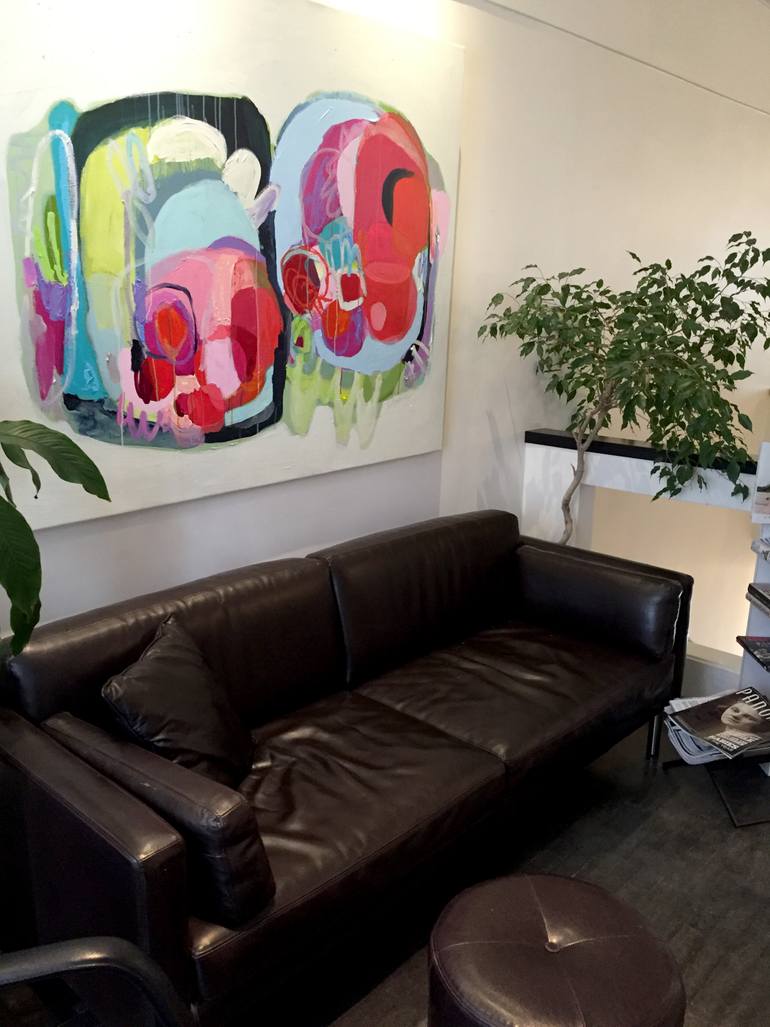 Original Abstract Expressionism Abstract Painting by Claire Desjardins