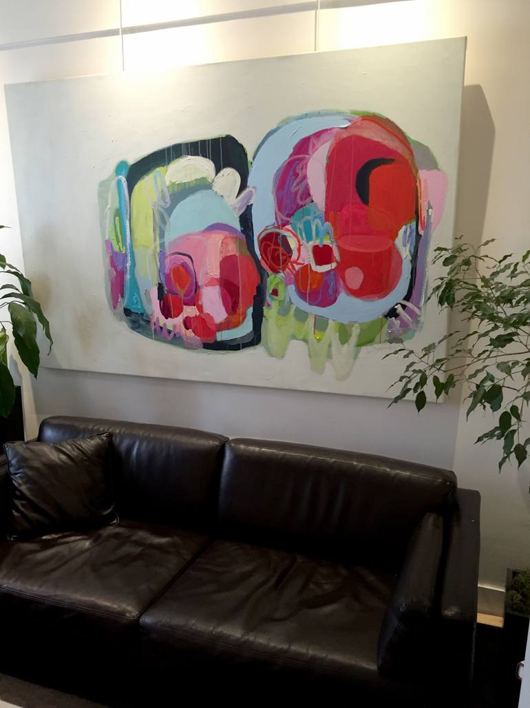 Original Abstract Expressionism Abstract Painting by Claire Desjardins