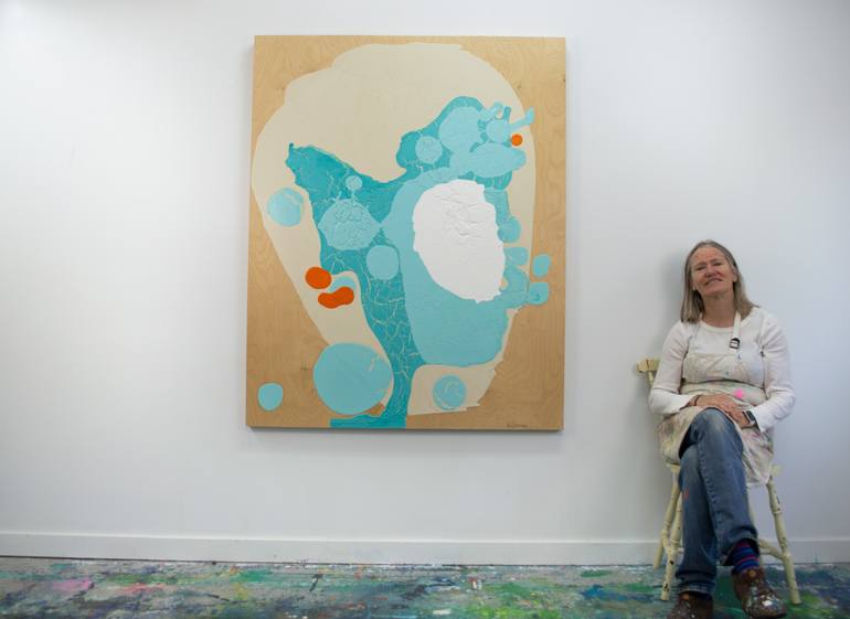 Original Abstract Painting by Claire Desjardins