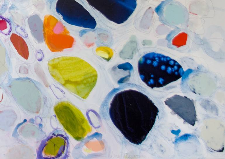 Original Abstract Expressionism Abstract Painting by Claire Desjardins