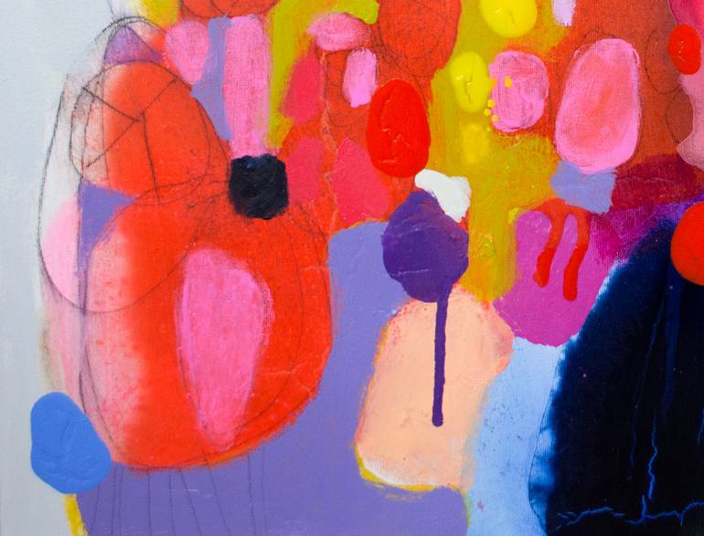 Original Abstract Expressionism Abstract Painting by Claire Desjardins