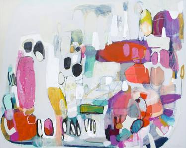 Original Abstract Expressionism Abstract Paintings by Claire Desjardins