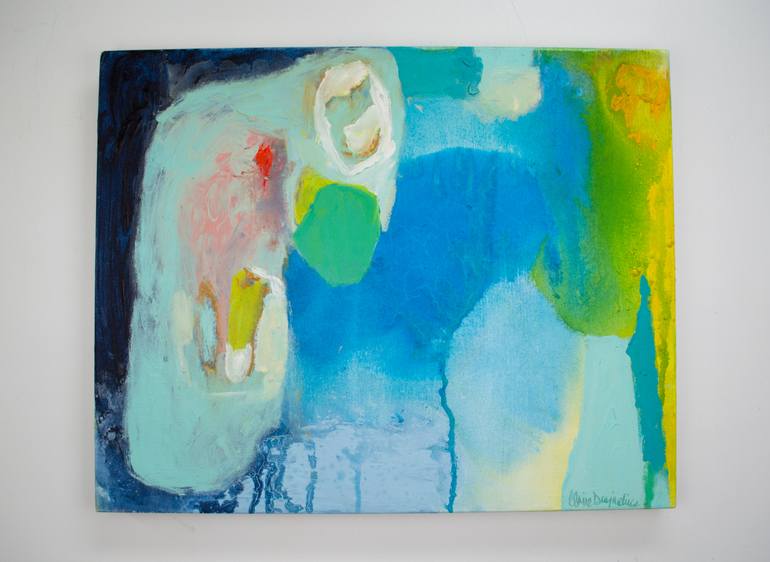 Original Abstract Expressionism Abstract Painting by Claire Desjardins