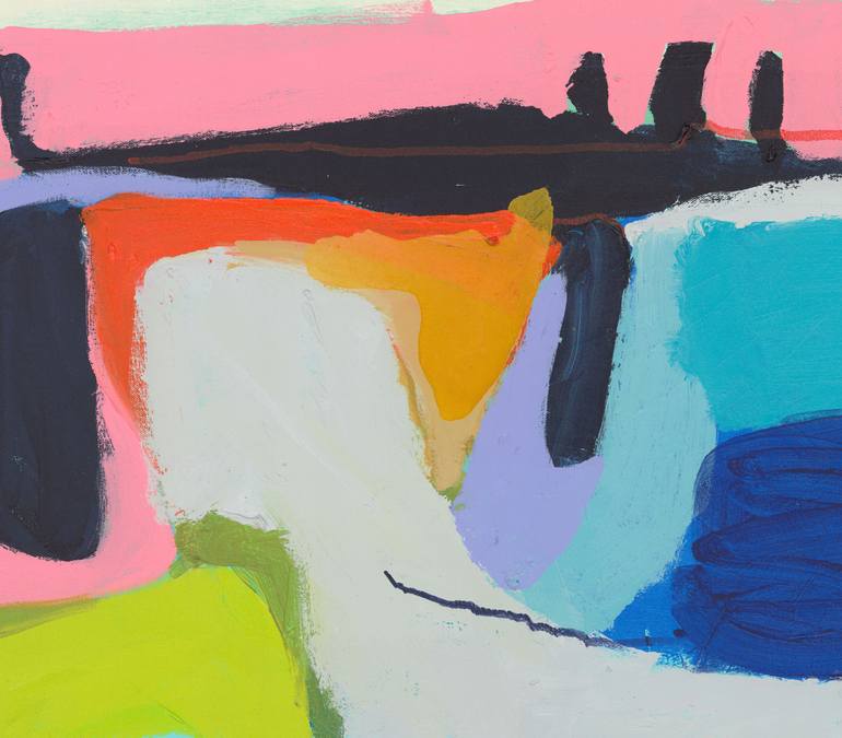 Original Abstract Expressionism Abstract Painting by Claire Desjardins