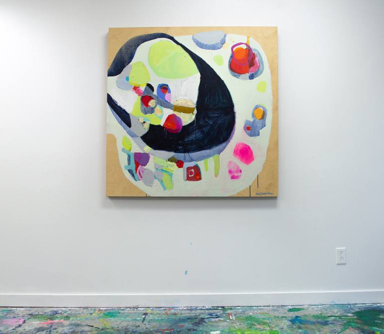 Original Abstract Expressionism Abstract Painting by Claire Desjardins