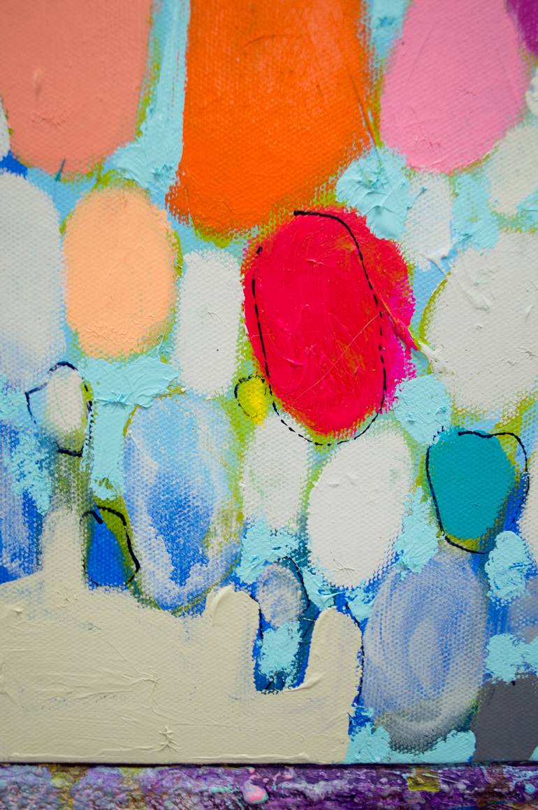 Original Abstract Expressionism Abstract Painting by Claire Desjardins