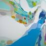 Abstract art by Claire Desjardins - from the left