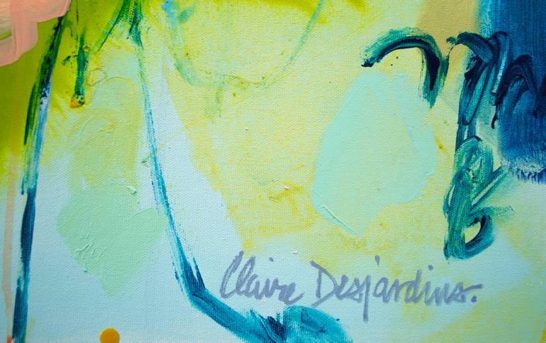 Original Abstract Painting by Claire Desjardins