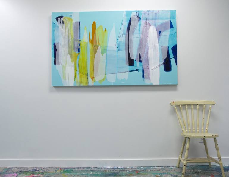 Original Abstract Expressionism Abstract Painting by Claire Desjardins