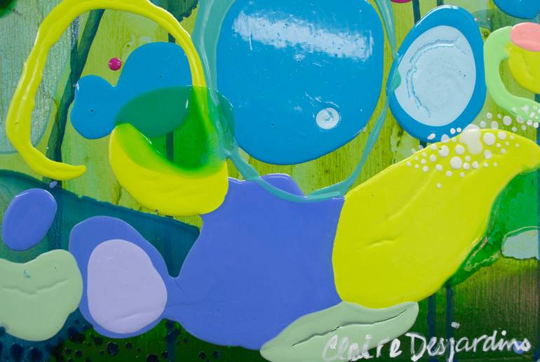 Original Abstract Expressionism Abstract Painting by Claire Desjardins