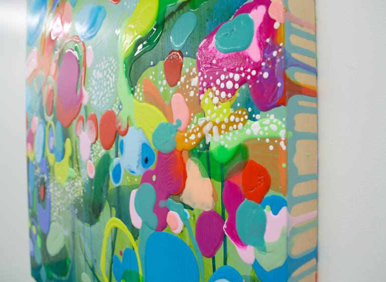 Original Abstract Expressionism Abstract Painting by Claire Desjardins