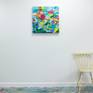 Abstract art by Claire Desjardins - on the wall