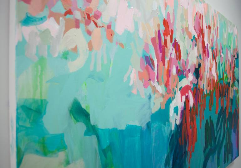 Original Abstract Expressionism Abstract Painting by Claire Desjardins