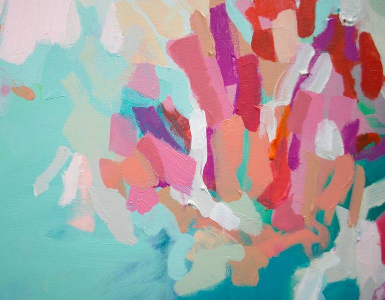 Original Abstract Expressionism Abstract Painting by Claire Desjardins