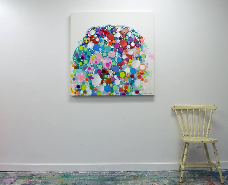 Original Abstract Expressionism Abstract Painting by Claire Desjardins