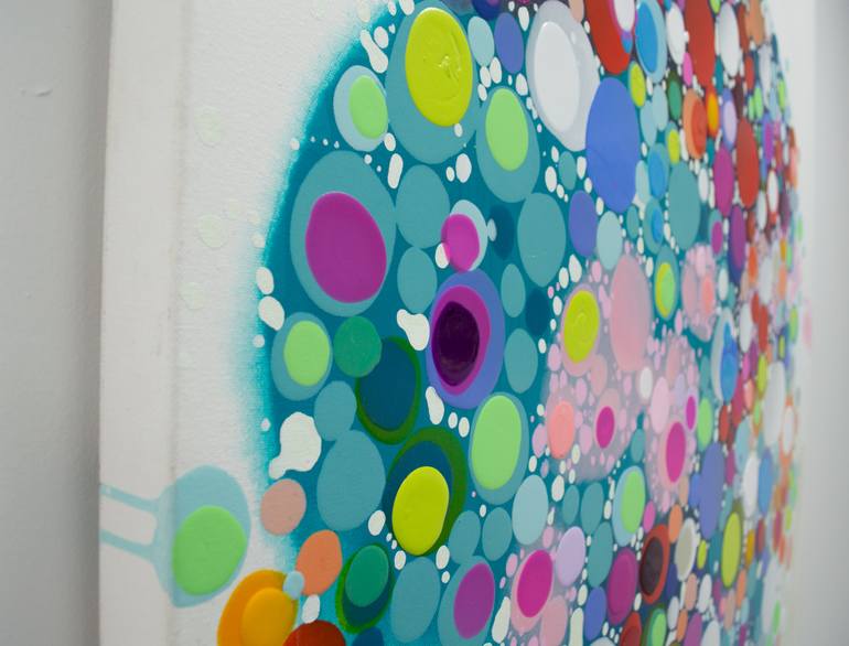 Original Abstract Expressionism Abstract Painting by Claire Desjardins