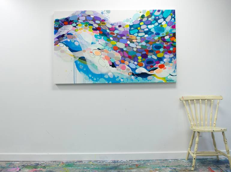 Original Abstract Expressionism Abstract Painting by Claire Desjardins