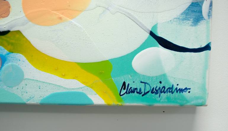 Original Abstract Expressionism Abstract Painting by Claire Desjardins