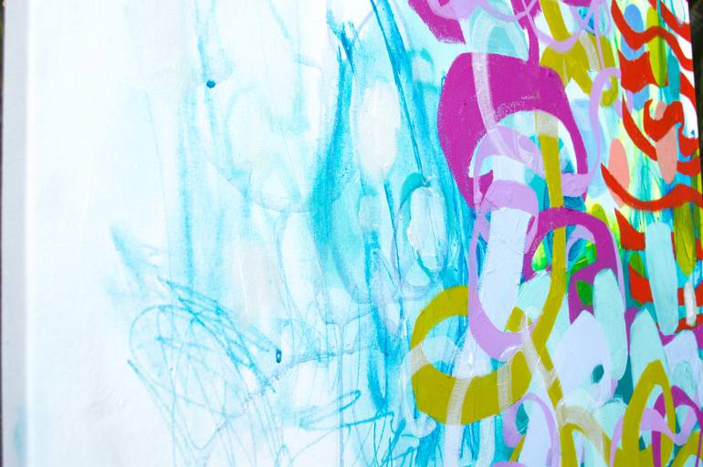 Original Abstract Expressionism Abstract Painting by Claire Desjardins