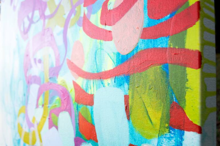 Original Abstract Expressionism Abstract Painting by Claire Desjardins