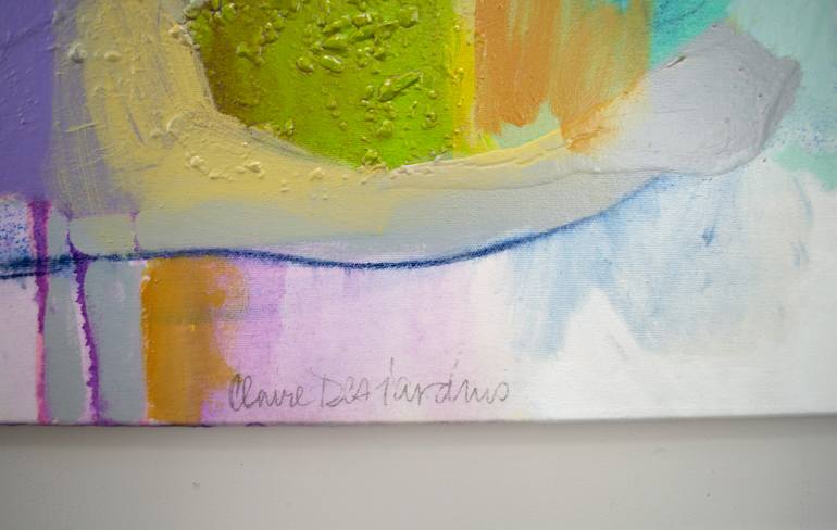 Original Abstract Expressionism Abstract Painting by Claire Desjardins