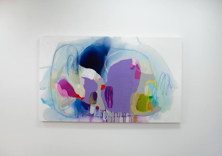 Original Abstract Expressionism Abstract Painting by Claire Desjardins