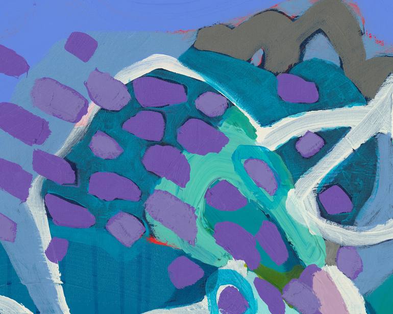 Original Abstract Expressionism Abstract Painting by Claire Desjardins