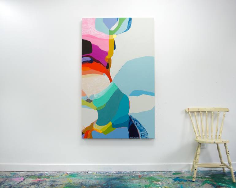 Original Abstract Expressionism Abstract Painting by Claire Desjardins