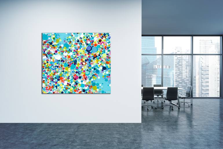 Original Abstract Expressionism Abstract Painting by Claire Desjardins