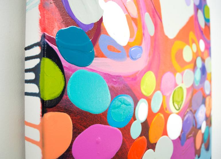 Original Abstract Expressionism Abstract Painting by Claire Desjardins