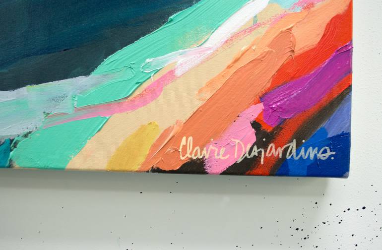 Original Abstract Expressionism Abstract Painting by Claire Desjardins