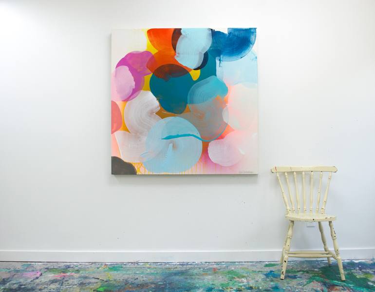 Original Abstract Expressionism Abstract Painting by Claire Desjardins